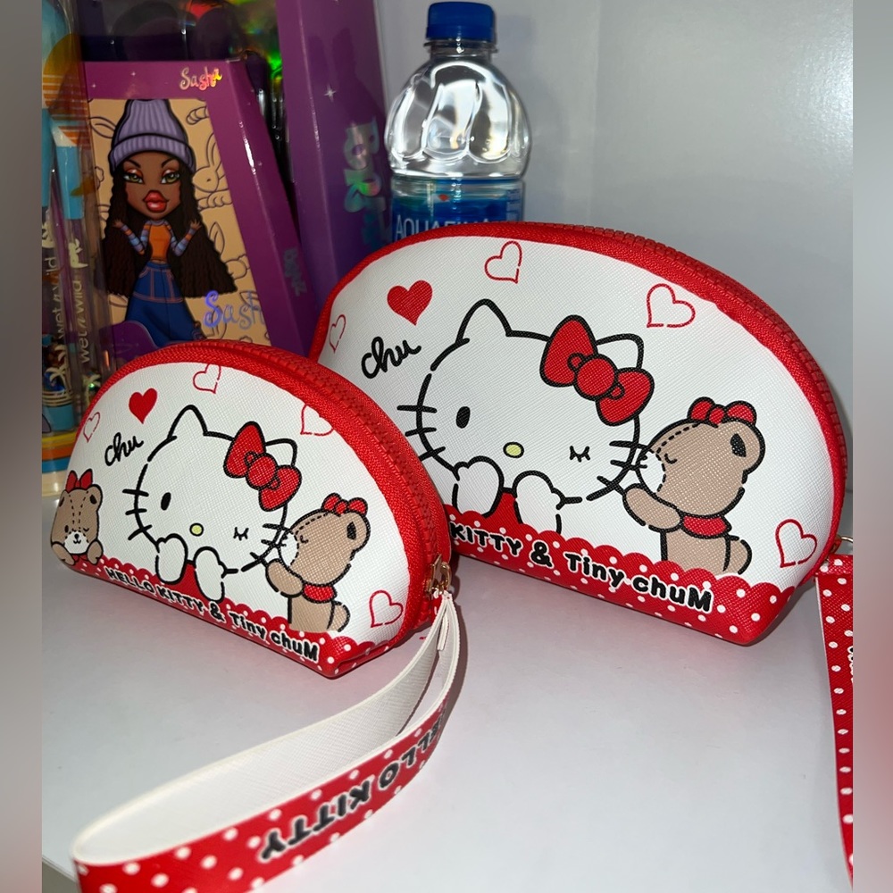 Brand new Hello kitty makeup bag set of two